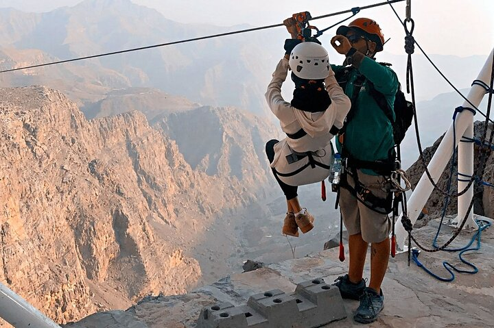 Jebel Jais Sky Tour - World’s Longest Zipline Tour From Dubai - Photo 1 of 6